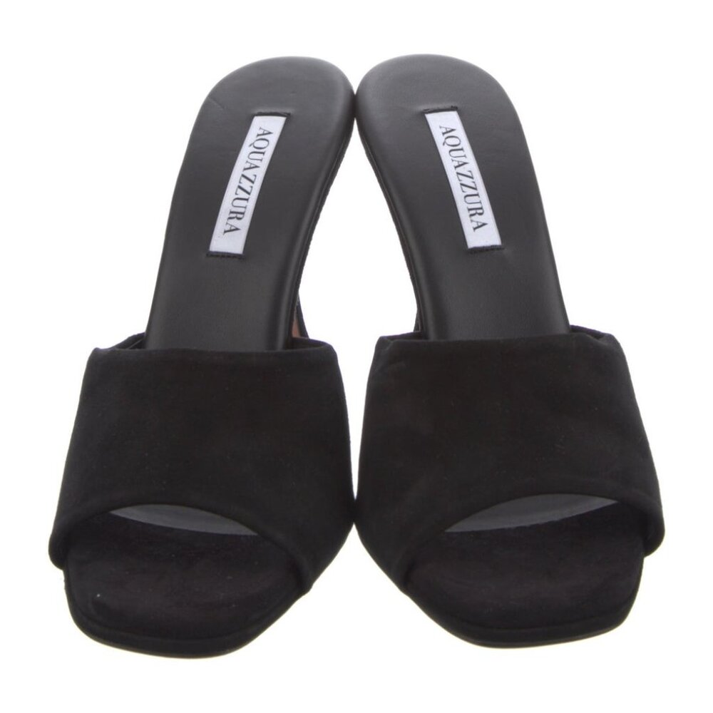Aquazzura Velvet Slides size 41